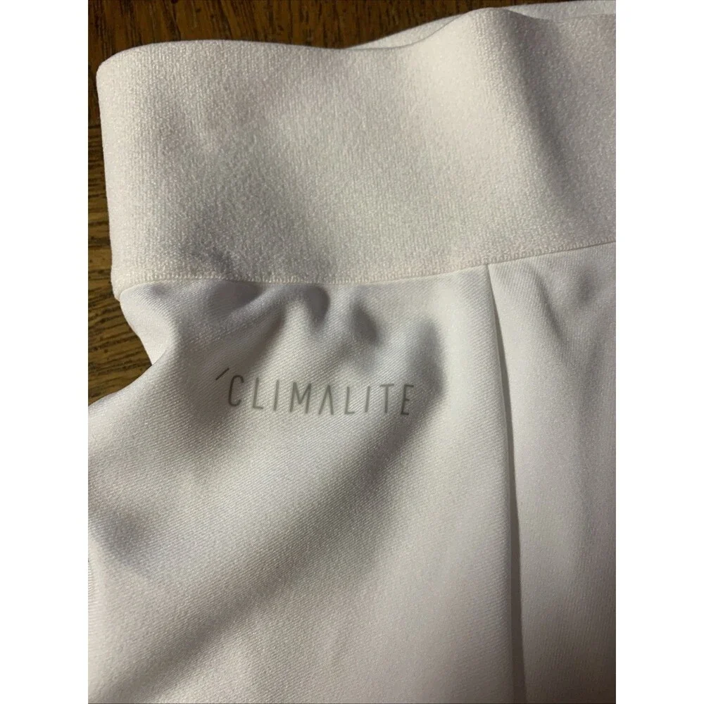Adidas Tennis Skirt Skort Pickleball White Sz Large Climalite Athletic